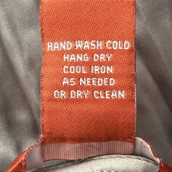 Sundance Satin Skirt Sz 10 Ruched Drop Waist Pleats Lined Tulip Hem Pewter Shiny - Picture 9 of 9